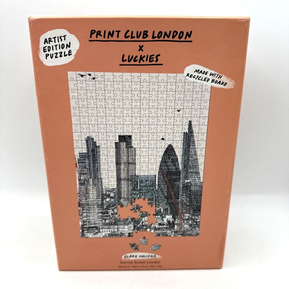 Print Club London x Luckies Artist Edition Puzzle 500 Piece Clare Halifax NEW